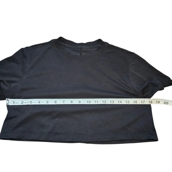 Lululemon Cates Crop Tee - Black - Picture 4 of 5